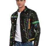 CJ262 Veste noire pour homme