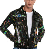 CJ262 Veste noire pour homme
