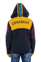 cj276 Chaqueta de hombres azul marino