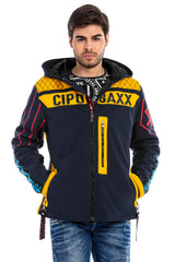 cj276 Chaqueta de hombres azul marino