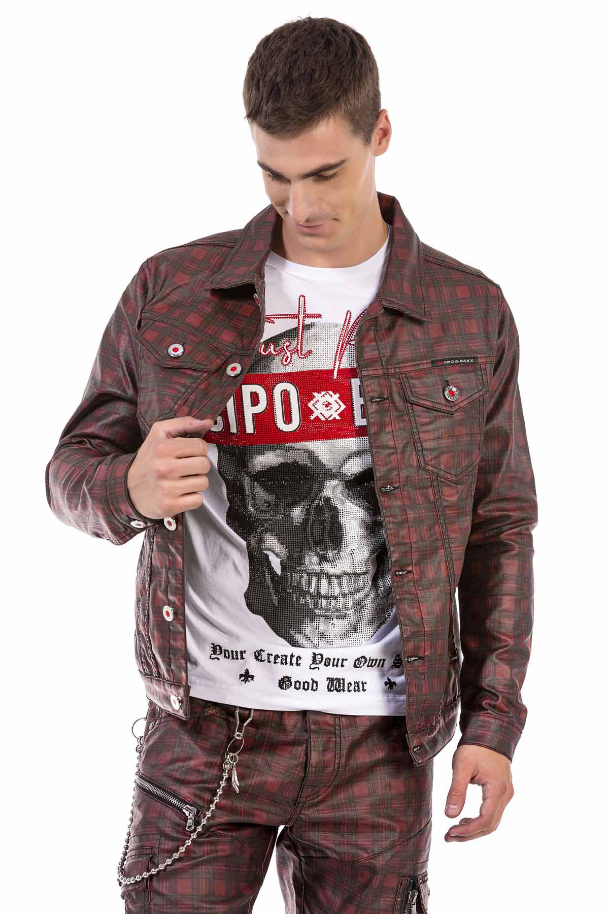 cj277 Chaqueta de hombre