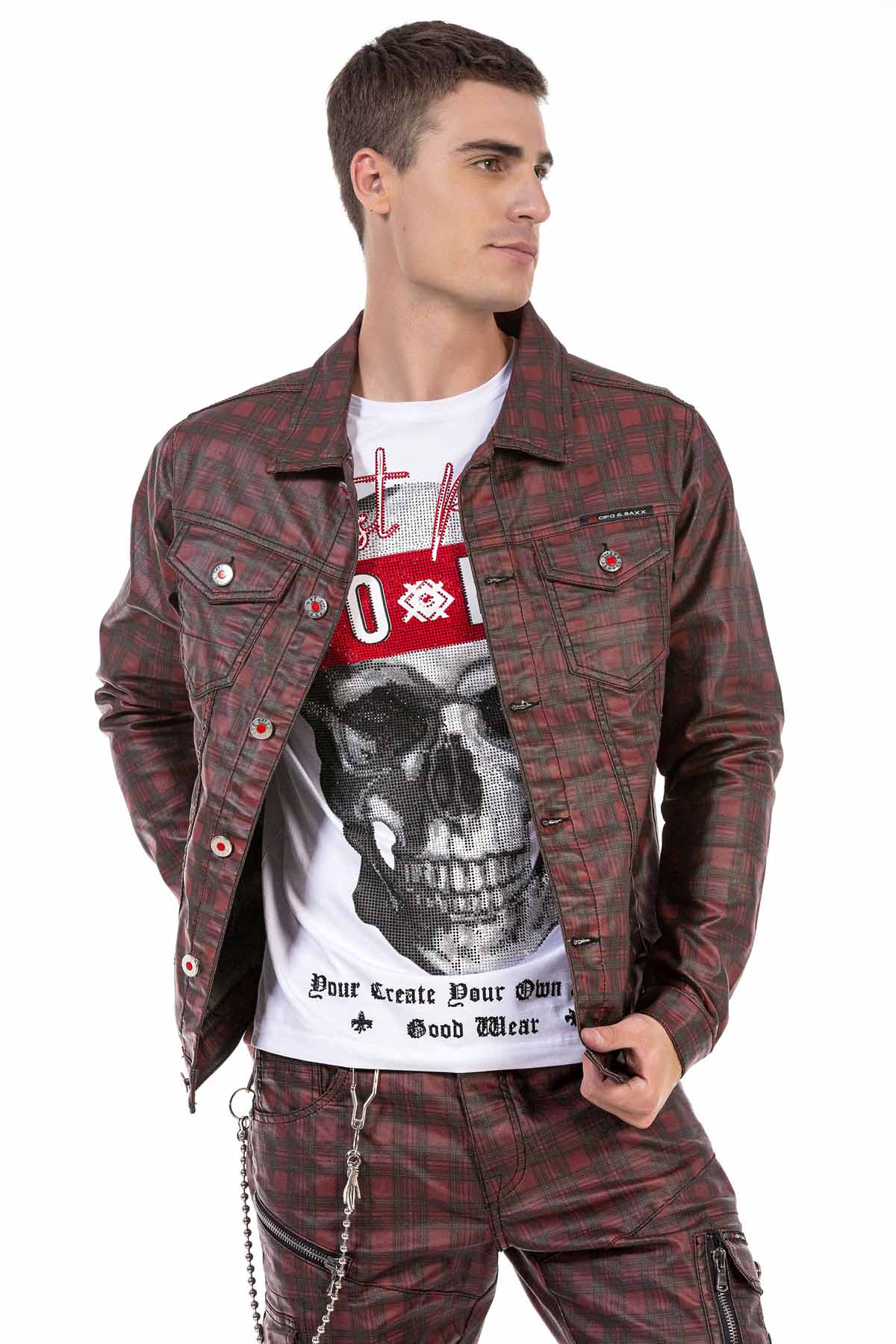 cj277 Chaqueta de hombre