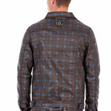 CJ278 Veste bleue pour homme