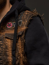 CJ287 Chaqueta con capucha para hombre