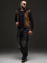 CJ287 Chaqueta con capucha para hombre