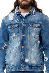  CJ291 Chaqueta tejana de hombres