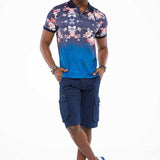 CK188 Herren Capri Shorts mit Cargotaschen