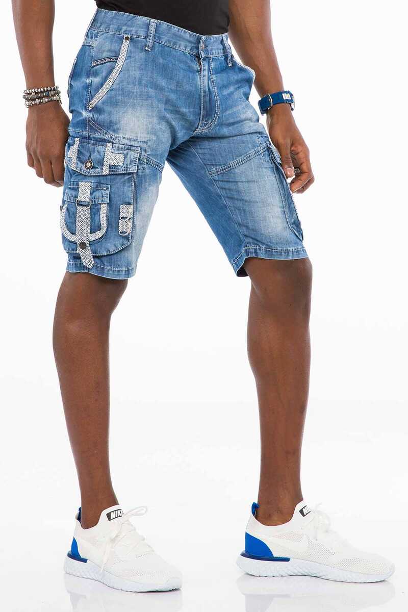 CK195 Men Capri con bolsas de cargot elegantes