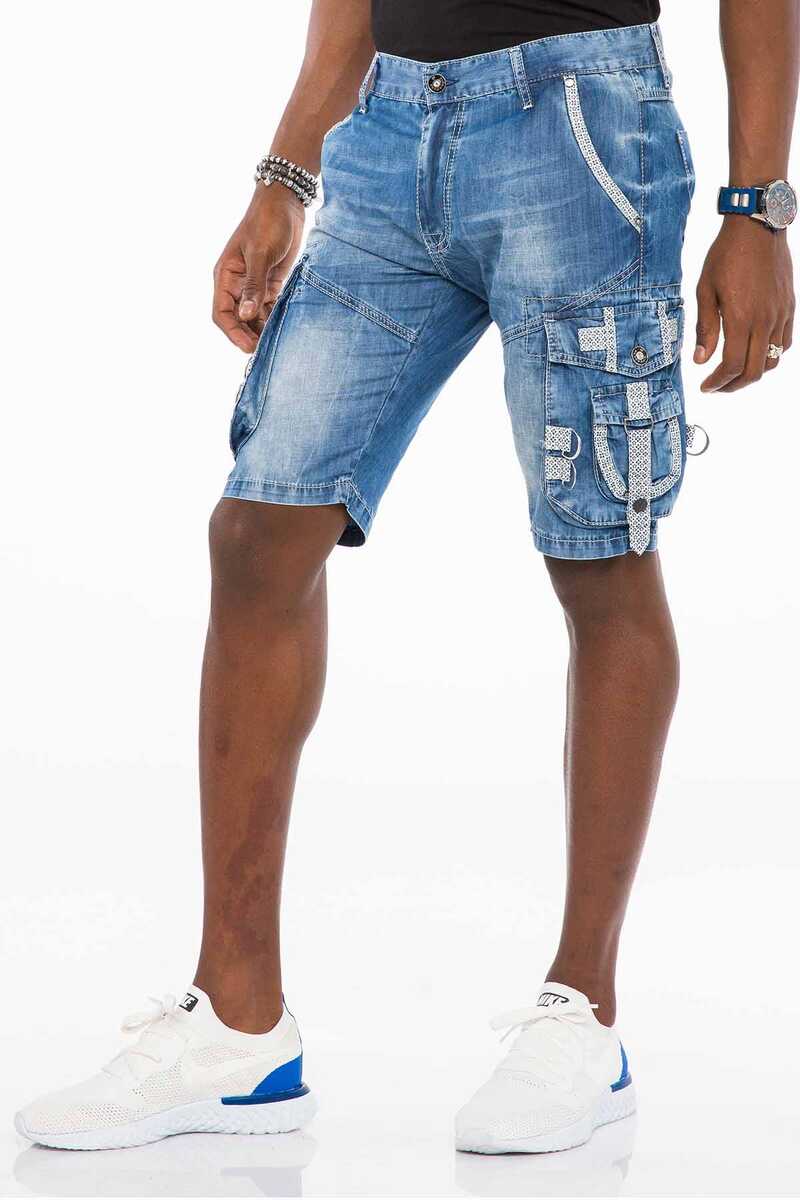 CK195 Men Capri con bolsas de cargot elegantes