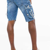 CK195 Capri pour hommes avec poches cargo chics
