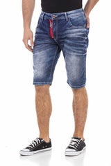 CK237 Heren Capri Short met stijlvol Rits-Element