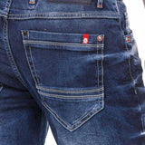 CK237 Men Capri shorts with a stylish zip element