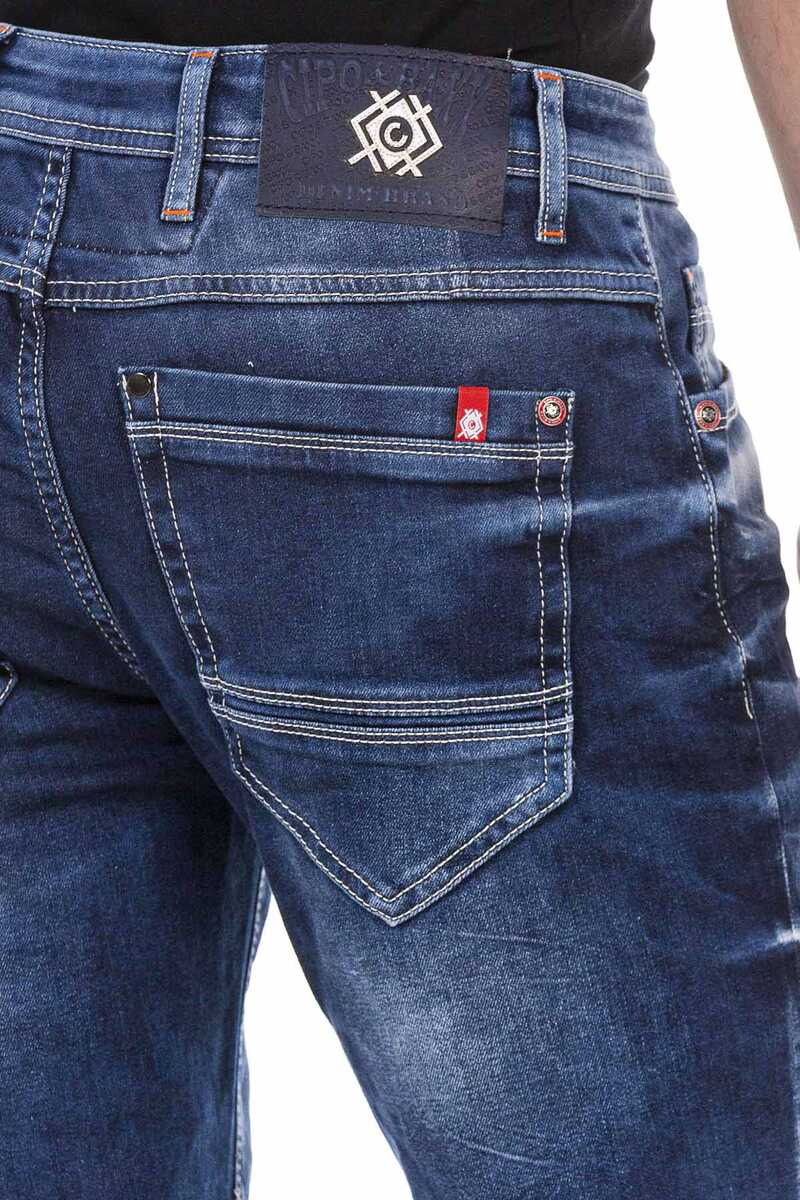 CK237 Heren Capri Short met stijlvol Rits-Element