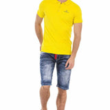 CK237 Men Capri shorts with a stylish zip element