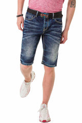 CK251 Bermudas de hombre desgastadas