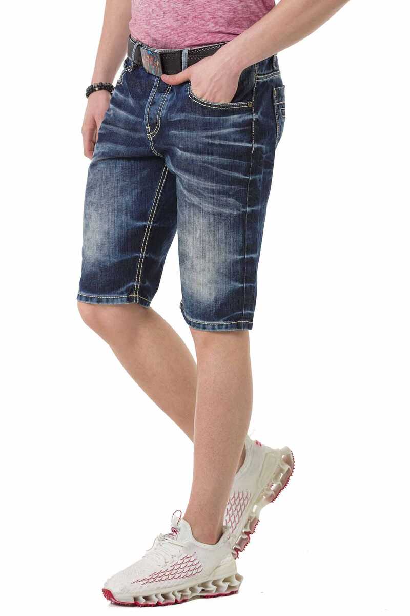 CK251 Bermudas de hombre desgastadas