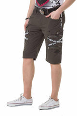 CK253 Herren Capri Shorts mit trendigen Cargotaschen
