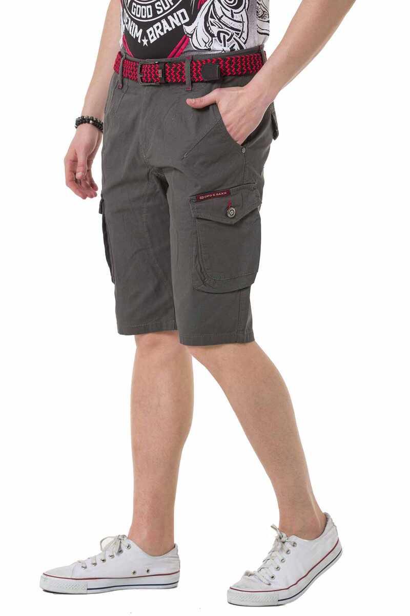 CK265 men Capri shorts with practical cargot bags