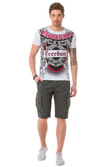 CK265 men Capri shorts with practical cargot bags