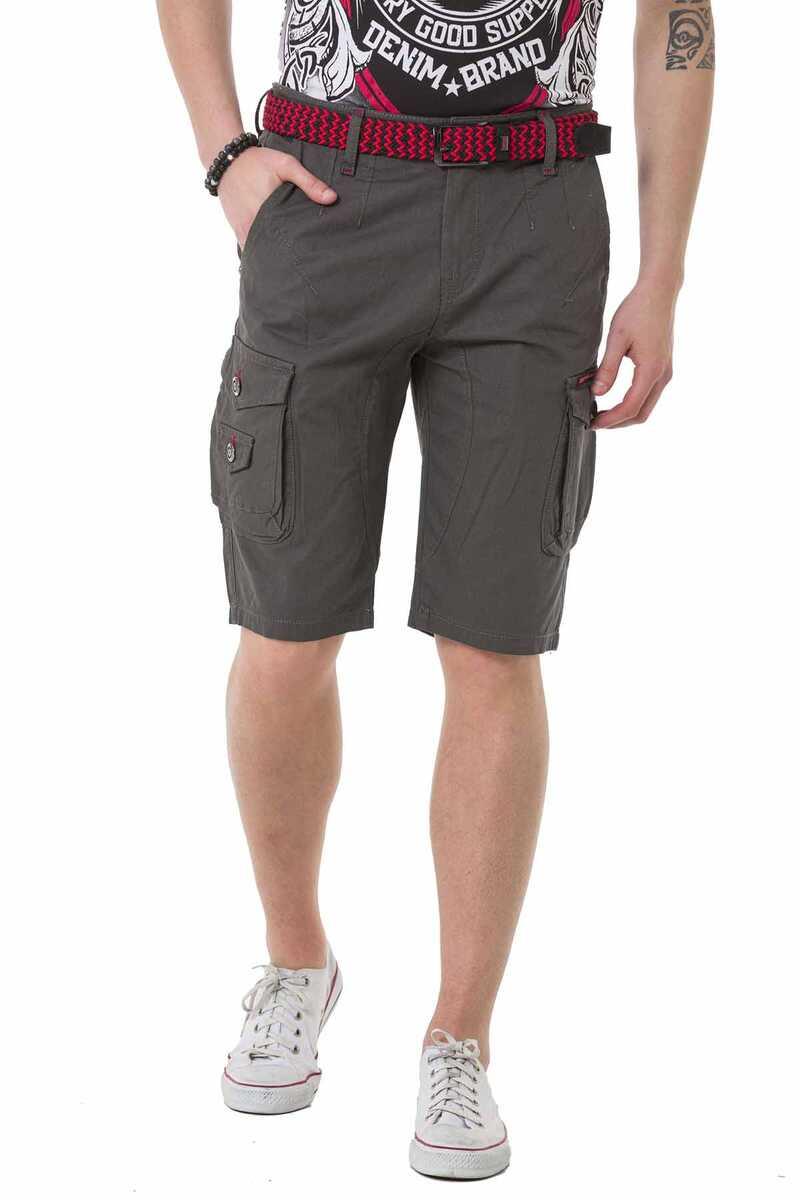 CK265 men Capri shorts with practical cargot bags