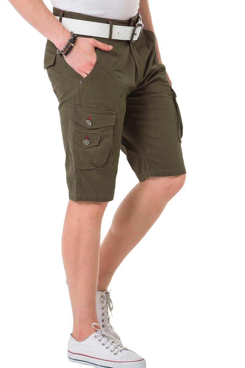 CK265 men Capri shorts with practical cargot bags
