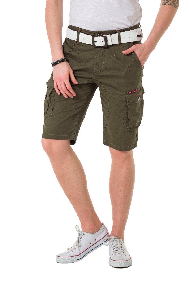 CK265 men Capri shorts with practical cargot bags