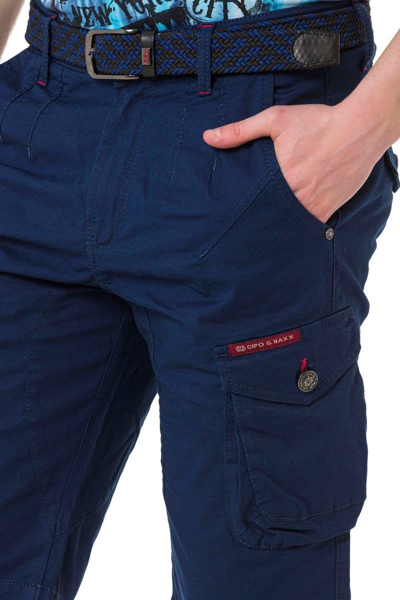CK265 men Capri shorts with practical cargot bags