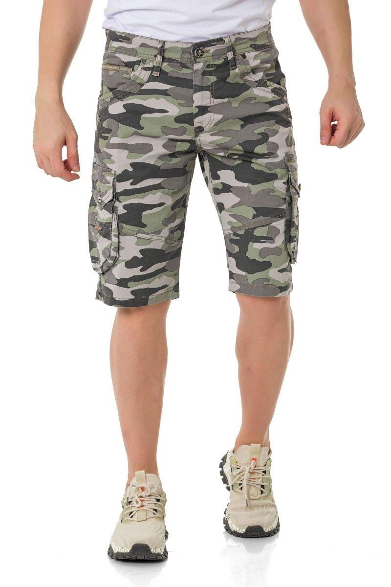 CK286 Homme Capri en look camouflage décontracté