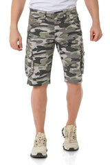 CK286 Homme Capri en look camouflage décontracté