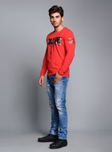 CL136 – Langarmshirt mit Print, Baumwolle & Elasthan