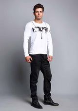 CL136 – Langarmshirt mit Print, Baumwolle & Elasthan