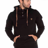 CL235 Herren Kapuzensweatshirt mit praktischer Känguru-Tasche