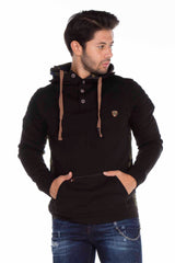 CL235 Herren Kapuzensweatshirt mit praktischer Känguru-Tasche