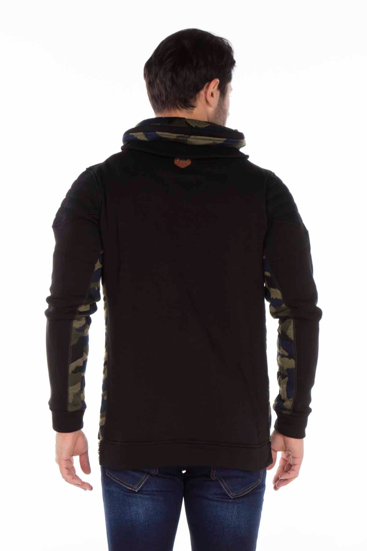 CL235 Herren Kapuzensweatshirt mit praktischer Känguru-Tasche