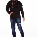CL235 Herren Kapuzensweatshirt mit praktischer Känguru-Tasche