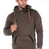 CL235 Herren Kapuzensweatshirt mit praktischer Känguru-Tasche