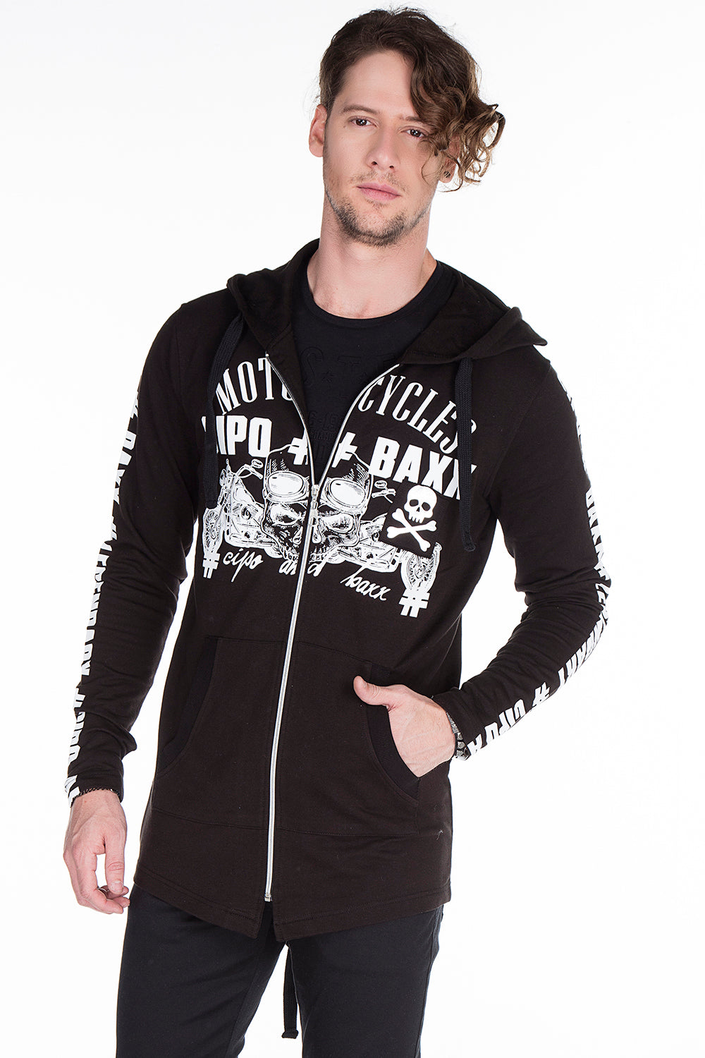 CL239 Sudadera con moto para hombre
