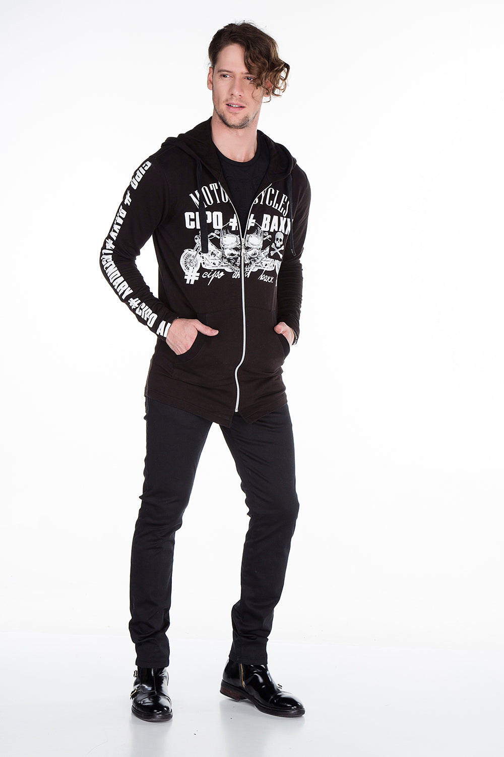 CL239 Sudadera con moto para hombre