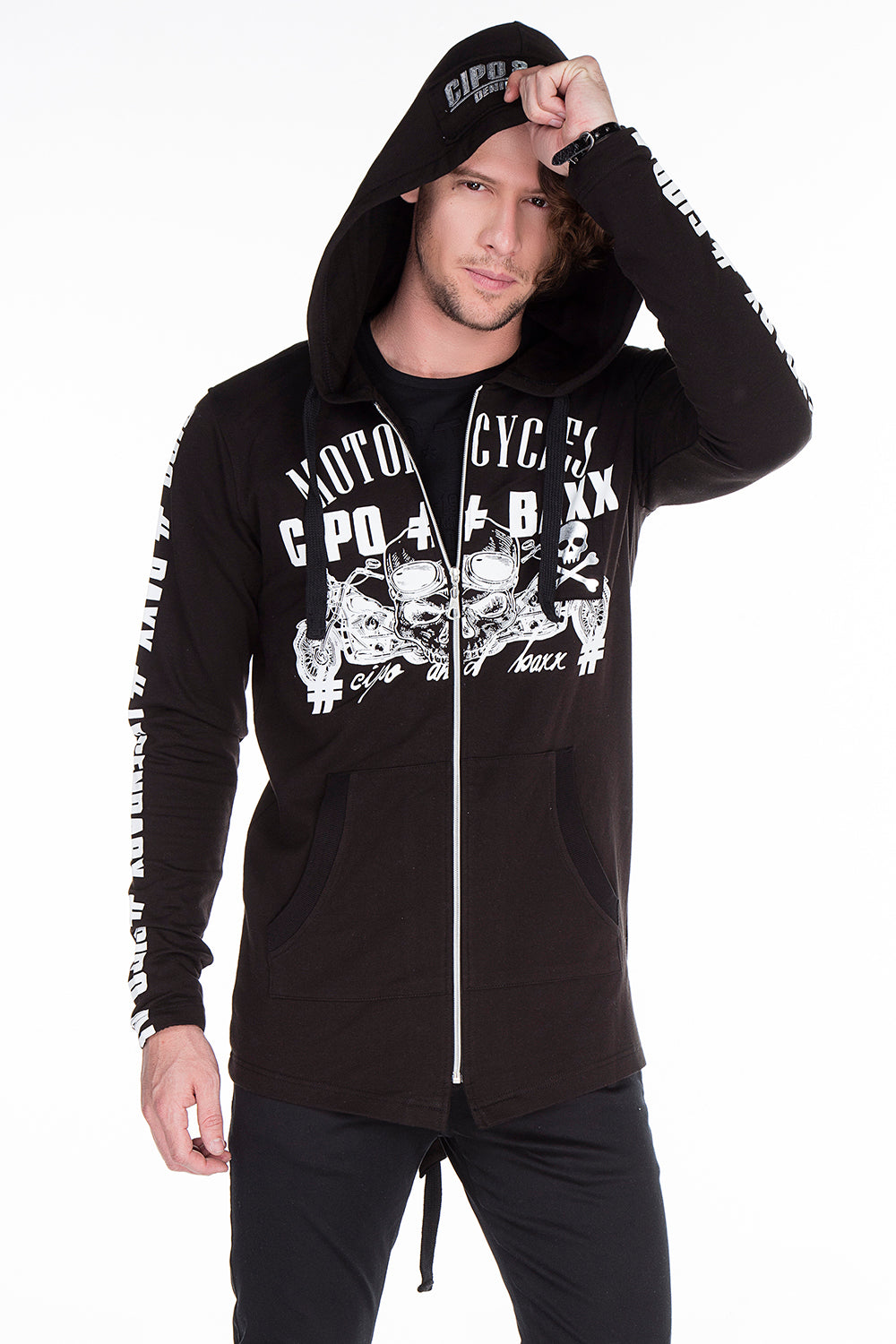 CL239 Sudadera con moto para hombre