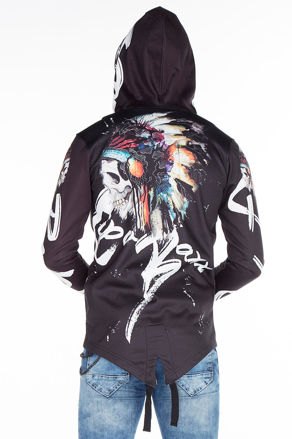 CL263 Chaqueta de sudor para hombres con estampado fresco