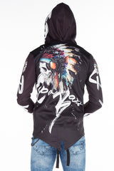 CL263 Chaqueta de sudor para hombres con estampado fresco