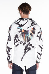 CL263 Chaqueta de sudor para hombres con estampado fresco