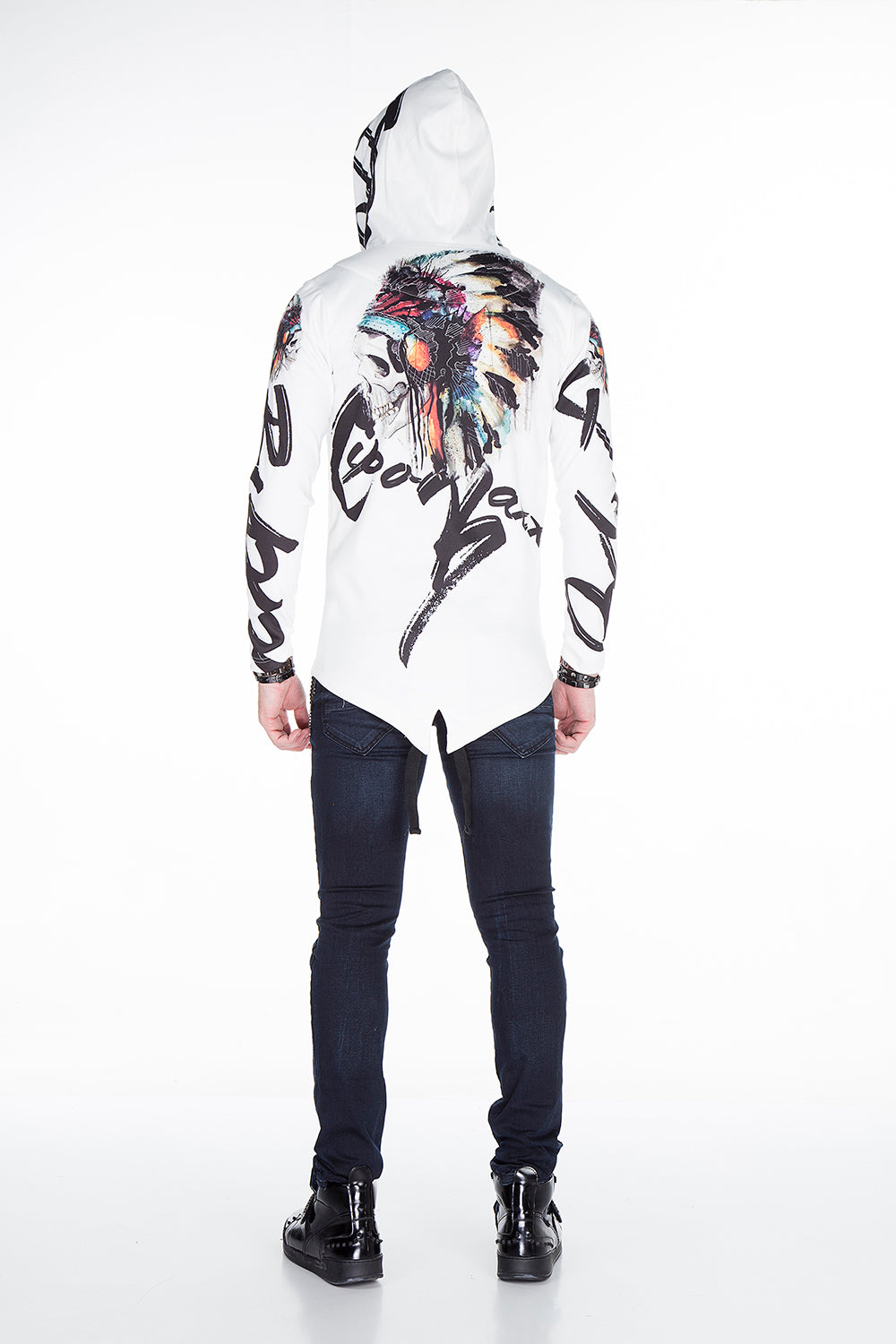 CL263 Chaqueta de sudor para hombres con estampado fresco