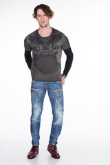 CL265 CAMISA LA LARGA MENOS CON EMPRESA GEMSTONE