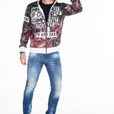 Cl270 Veste de sueur masculine avec des lettres imprimées