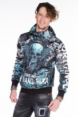 CL271 Heren hoodie met coole allover-print