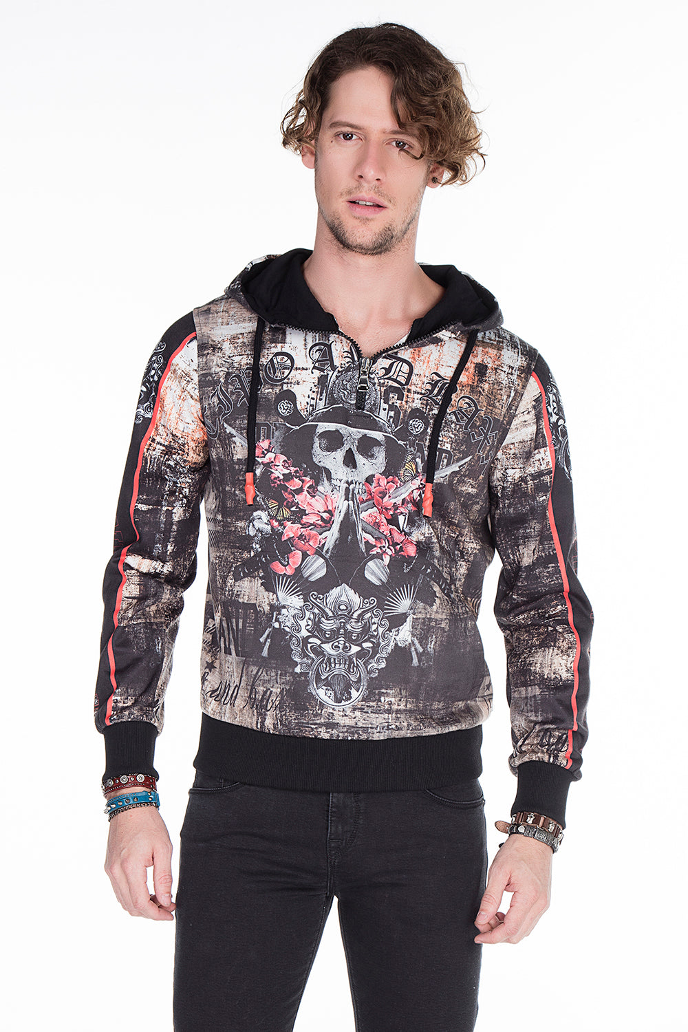 CL272 Sudadera estampada para hombre