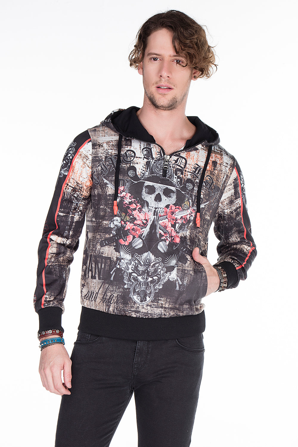 CL272 Sudadera estampada para hombre