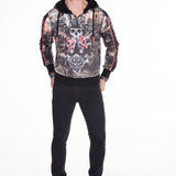 Sweat à capuche Cl272 Men avec imprimé allover cool