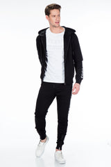CL292 Chaqueta de sudor para hombres en un look deportivo clásico